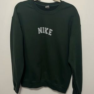 Green Nike crewneck